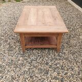 Old walnut coffee table