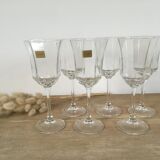 6 Luminarc stemware model "Octime"