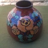 Small vintage ball vase