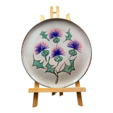 Decorative earthenware plate