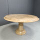 Vintage round Italian marble coffee table, 1960s