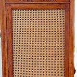 Vintage Parisian wardrobe in wood and caning – Art style