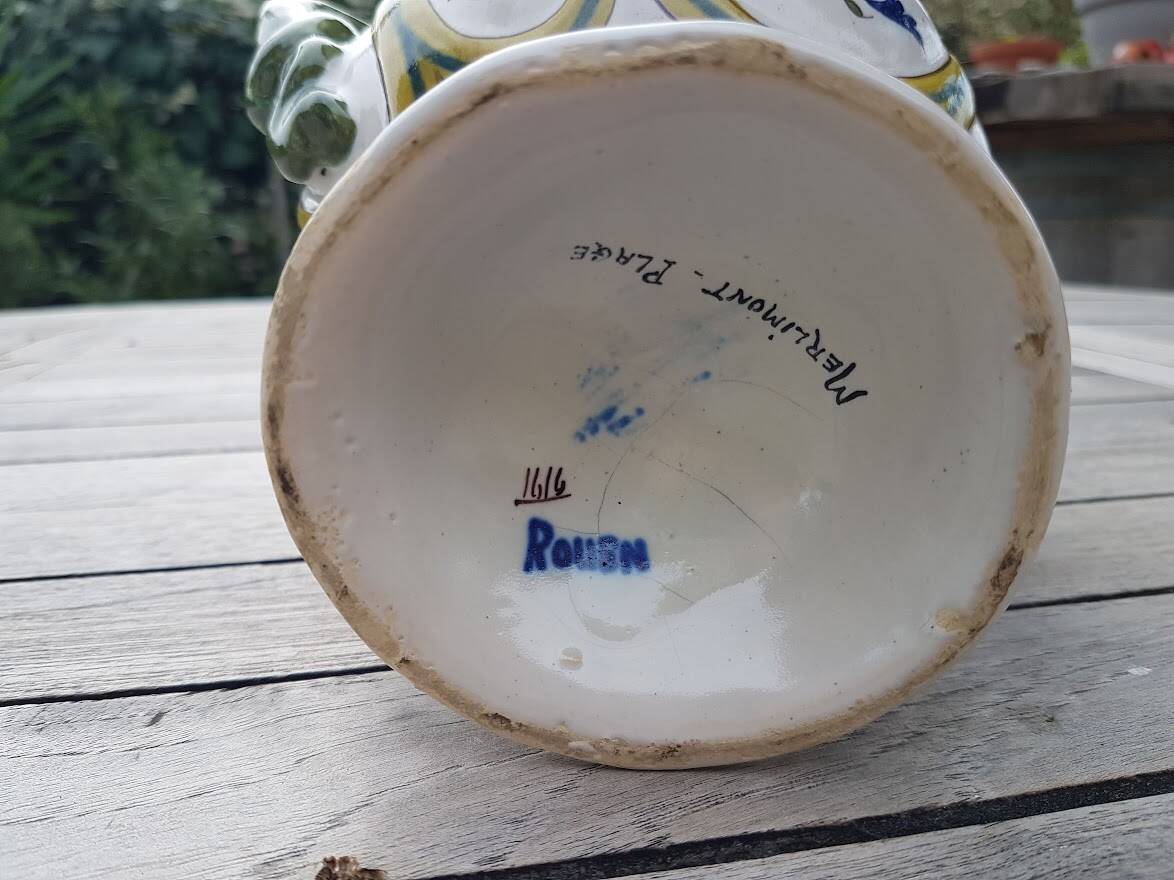 Ceramic vase Rouen - 1614 Merlimont beach