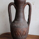 Vase amphore en terre cuite