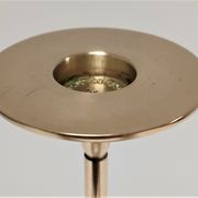Hi Fi candle holder by Max Bruël for Torben Orskov solid brass h. 26,5 cm