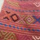 Handwoven wool Berber hallway rug, 240 x 52 cm