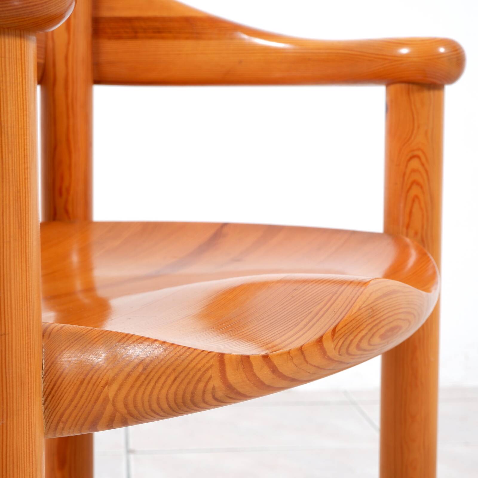 Set of 6 solid pinewood armchairs by Rainer Daumiller for Hirtshals Sawmill