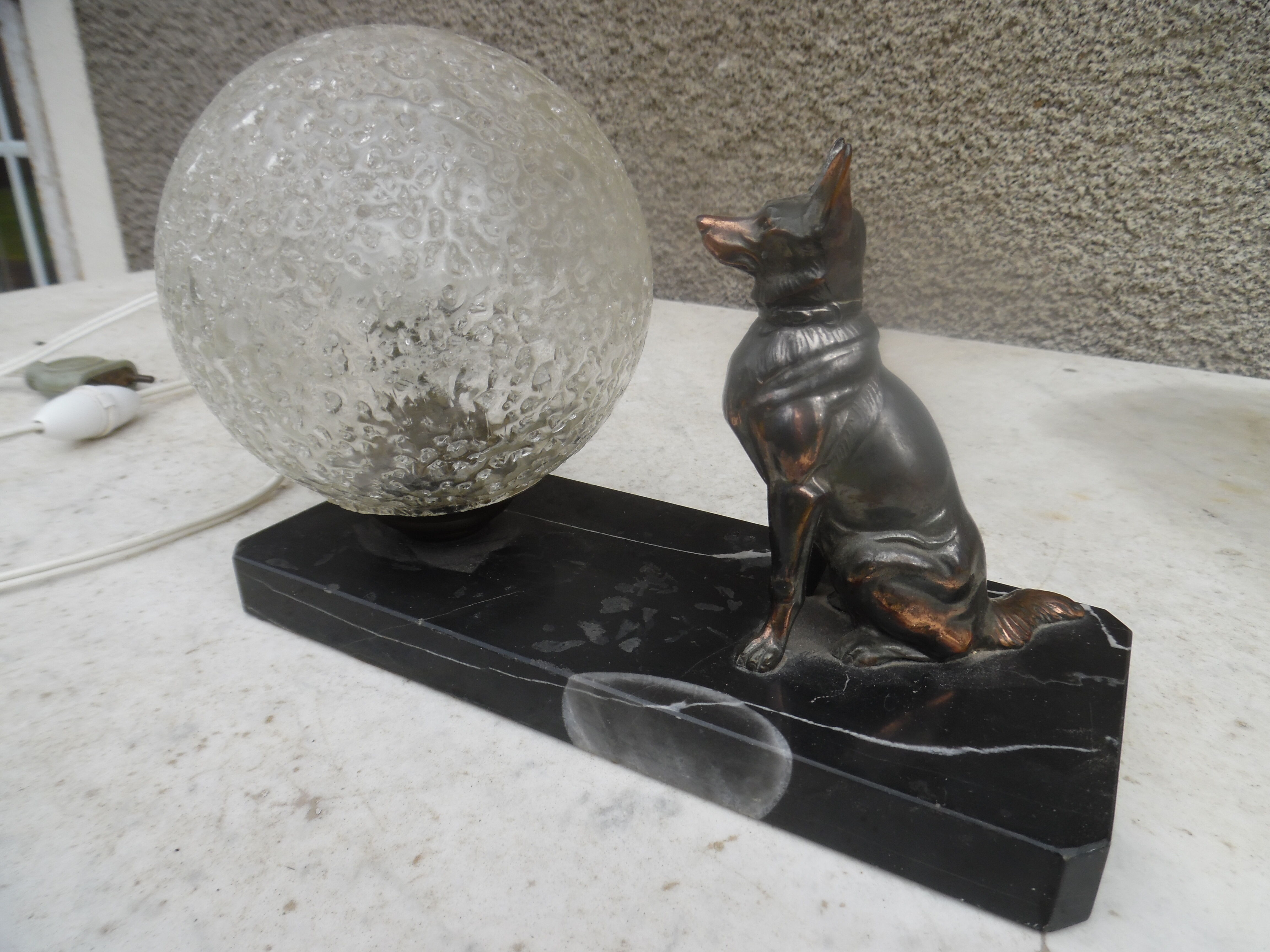 Art déco vintage lamp