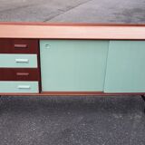 Scandinavian sideboard 1960 with sliding doors