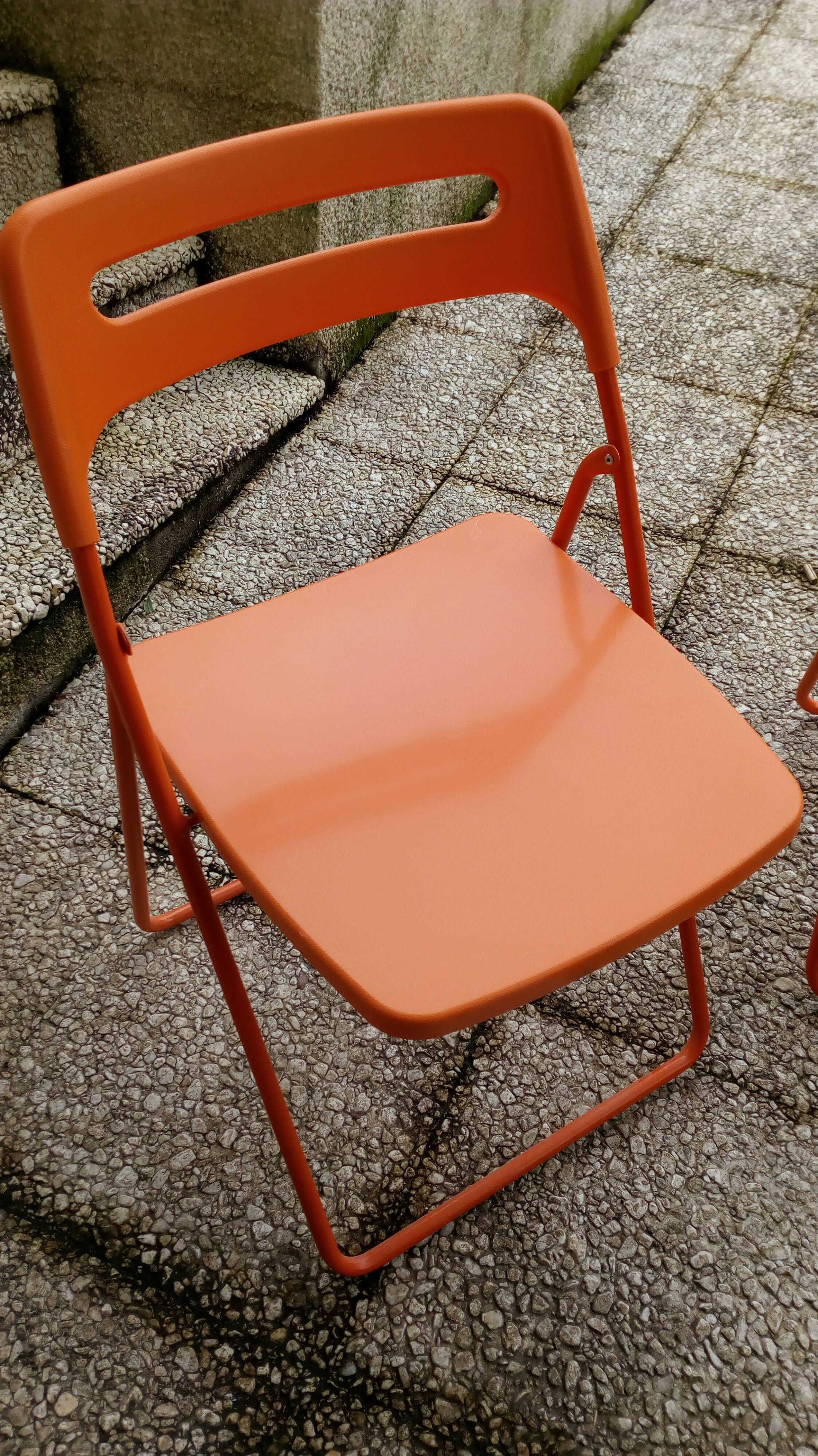 Lot two folding chairs