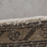 Vintage Turkish rug from Oushak, hand-woven 115x383 cm