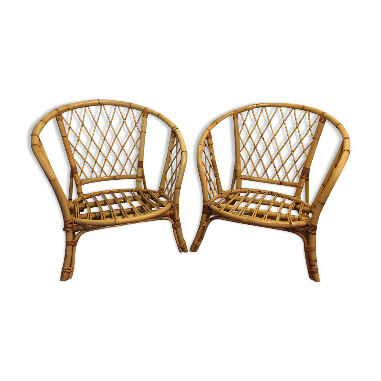 Vintage rattan chairs