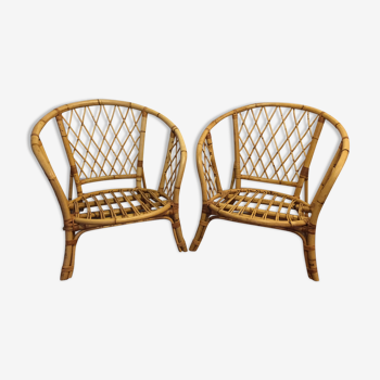 Vintage rattan chairs