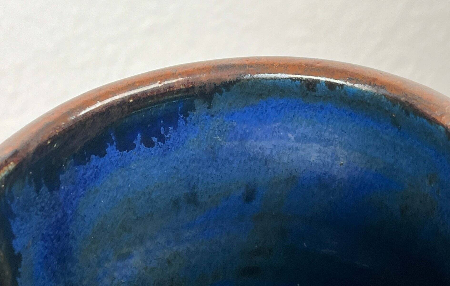 Ceramic vase carafe from a German studio from the mid-century by Till Sudeck, 1960s.