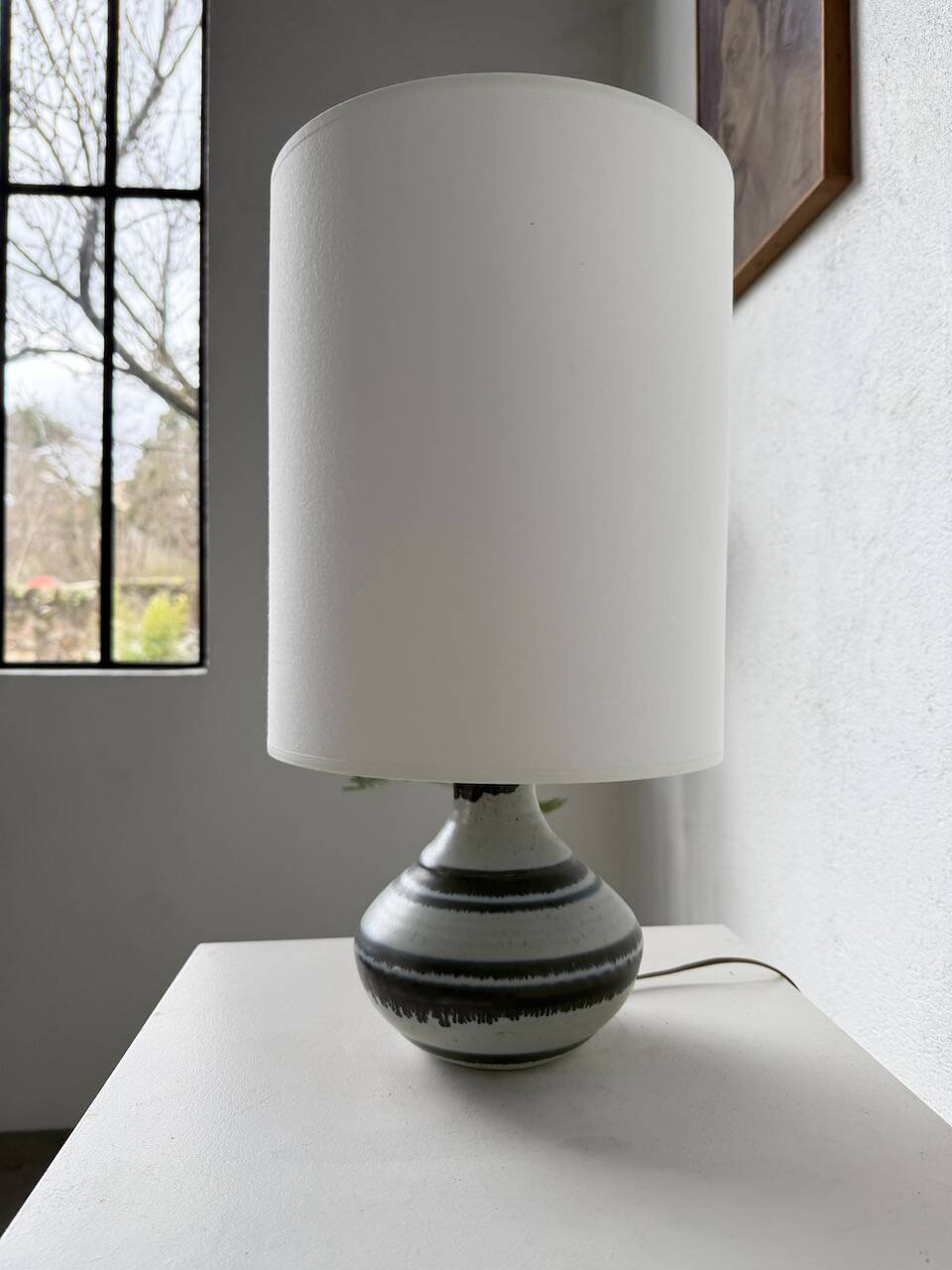 Vallauris ceramic table lamp from the 60s