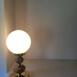 Onyx and opaline lamp