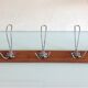 Vintage five-headed wooden coat rack from the 30s/40s
