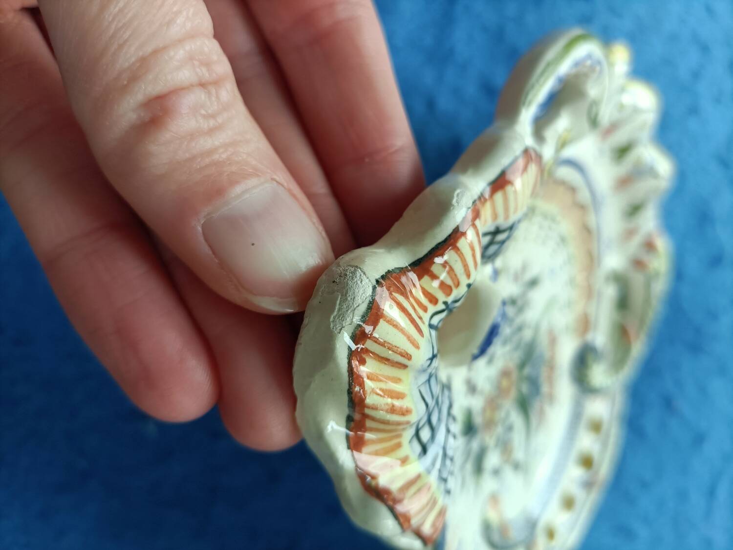 Handmade ashtray from Desvres pottery 💐