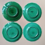 4 plates slurry dessert sarreguemines