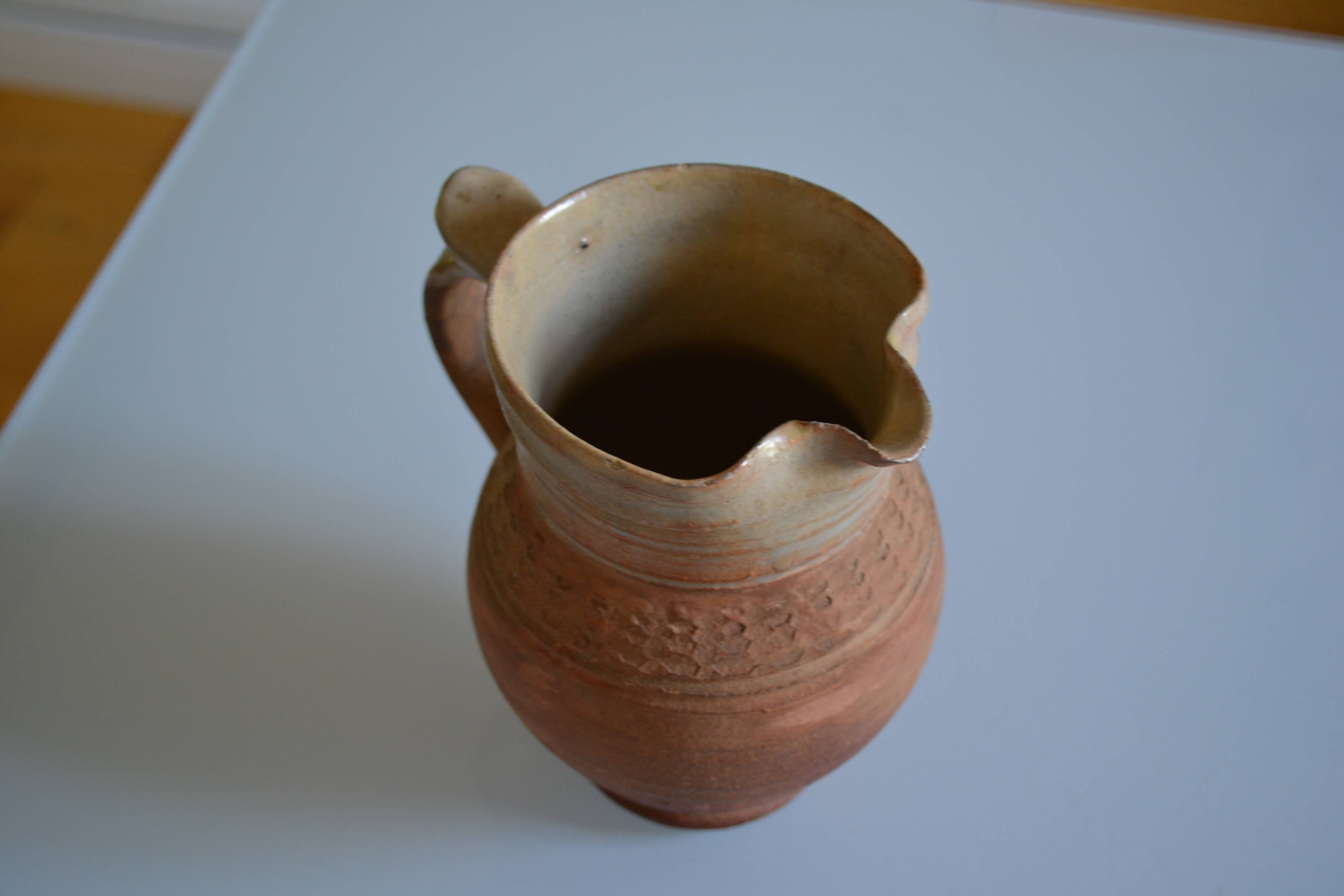 Old terracotta pitcher France