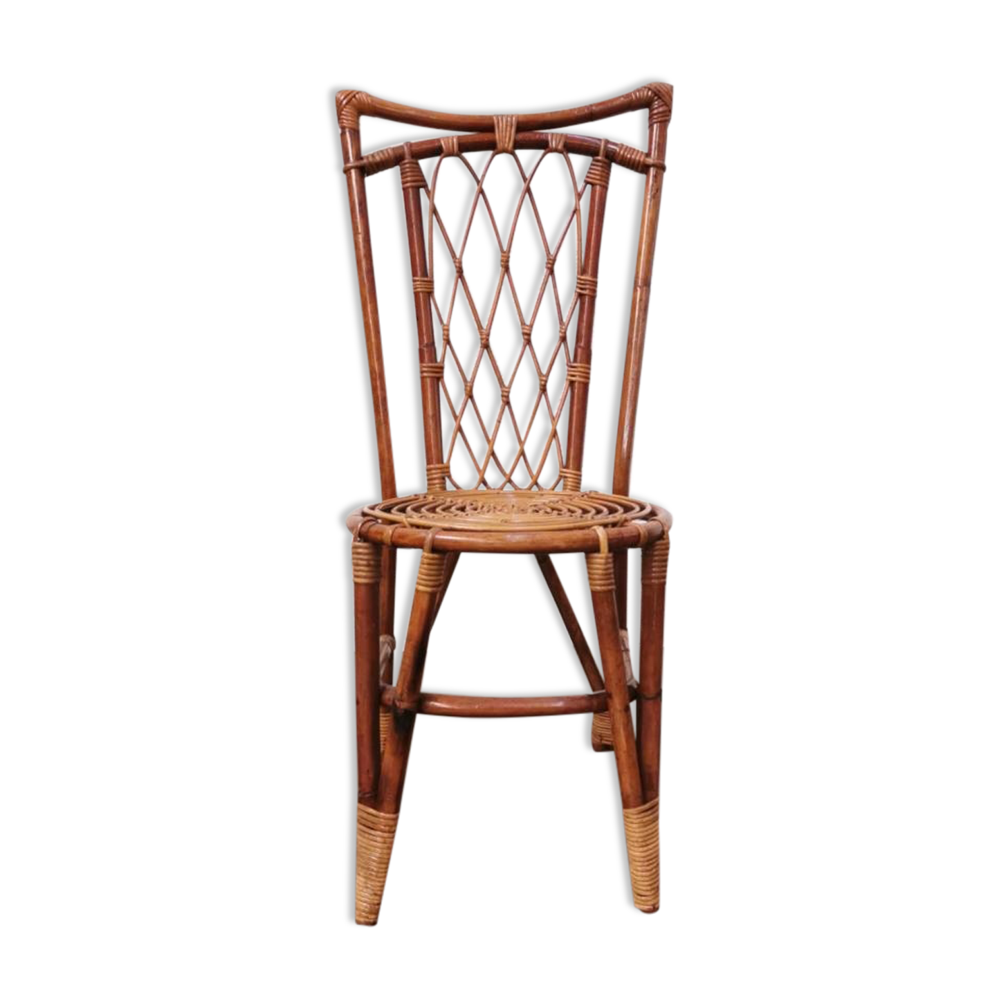 Italian rattan chair