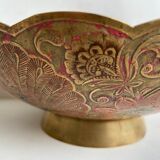 Trinket bowl in gilded brass