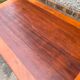 Side table desk in solid wood feet turned 50s