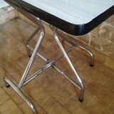 Vintage shapeica folding table and chrome feet 60/70