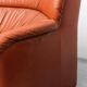 COPPIA DI POLTRONE VINTAGE IN PELLE ARANCIO ANNI ’70 MODERNARIATO