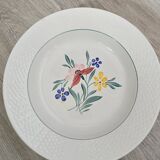 set of 6 Fabiola Digoin Sarreguemines soup plates