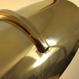 Gilded bronze and brass wall lamp, 1970