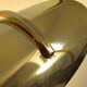Gilded bronze and brass wall lamp, 1970