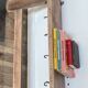 ETAGERE Vintage 5 Crochets BOIS Brut