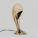 Solid gilded bronze lamp 50s