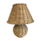 Lampe de chevet en osier