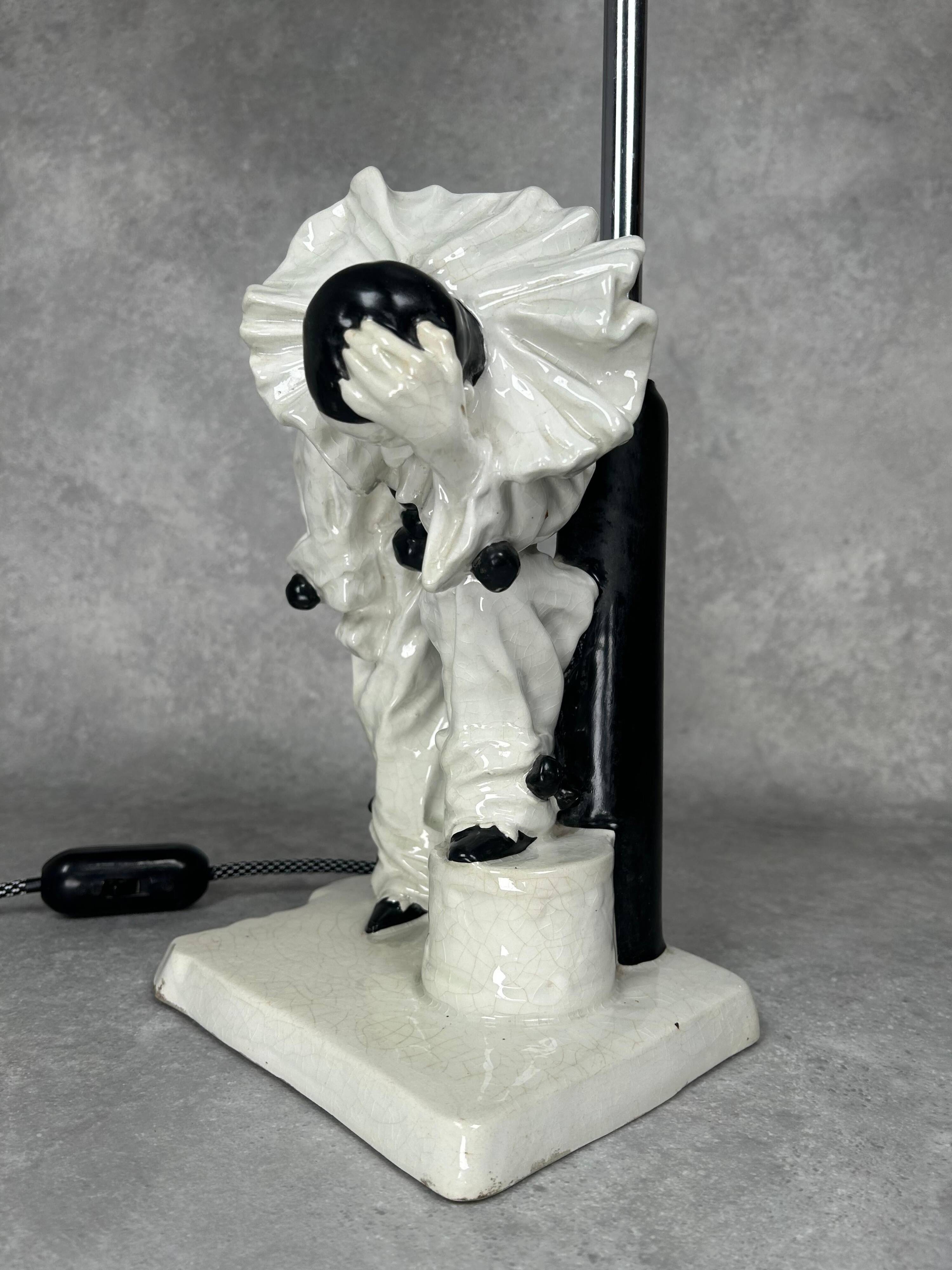 Art Deco table lamp by Emanuel Kodet Julián for Bechyně