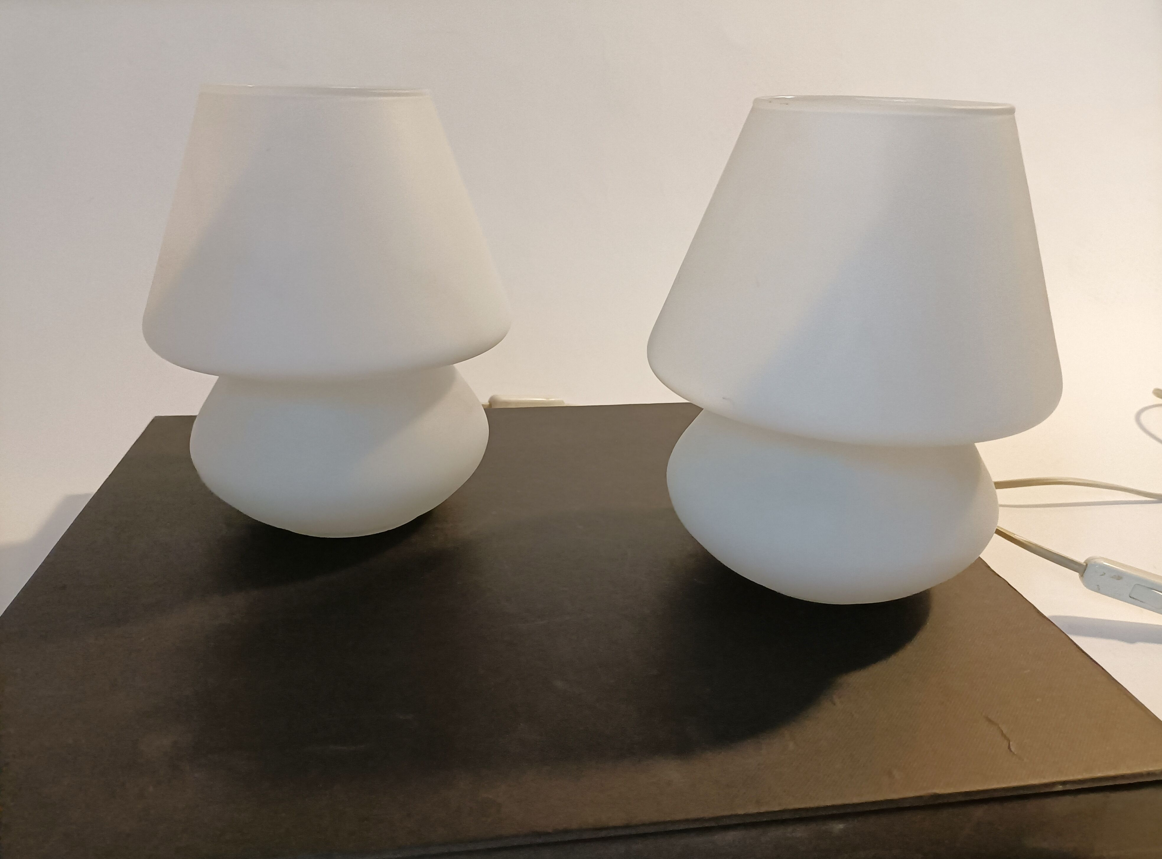 Pair of lamps Habitat Vintage model Alpha 2 1980's