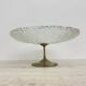 Mid-century design centrepiece crystal and brass bowl, 1960s