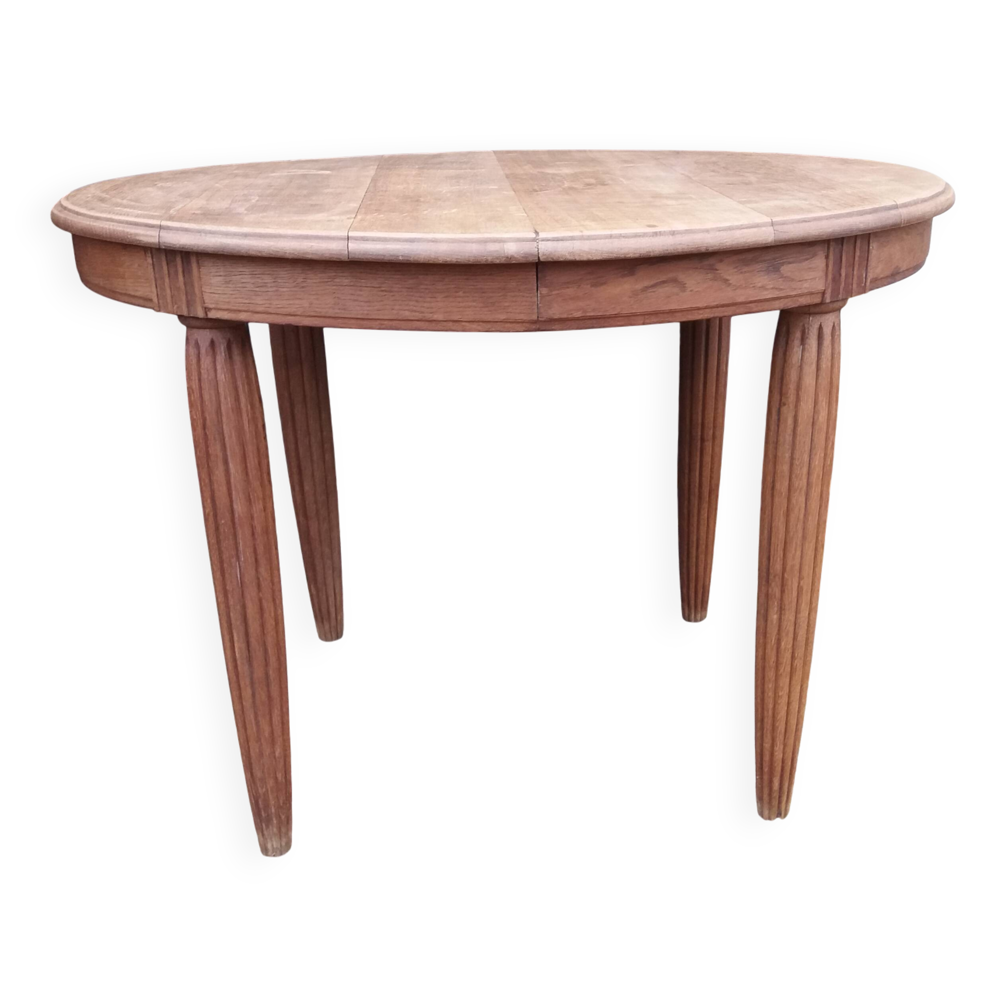 Art Deco table in solid oak