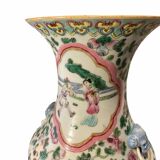 Chinese porcelain vase from the Canton period, 20th century.
