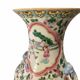 Vase chinois en porcelaine de canton époque XXe siècle