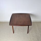 Rare Table Basse Moderne Danoise en Palissandre par Grete Jalk pour P. Jeppesen
