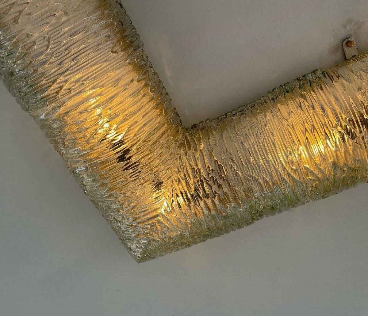 Murano glass ceiling chandelier, Barovier circa 1950