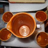 Orangeade service - pottery morocco ghrib salted - uncommon