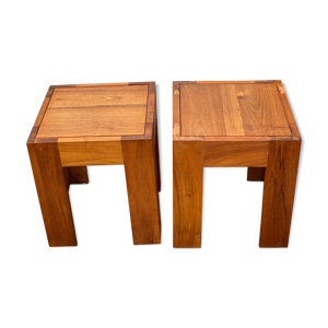 paire de tables d'appoint