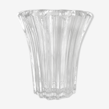 Crystal tulip vase