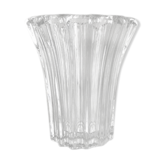 Vase tulipier en cristal