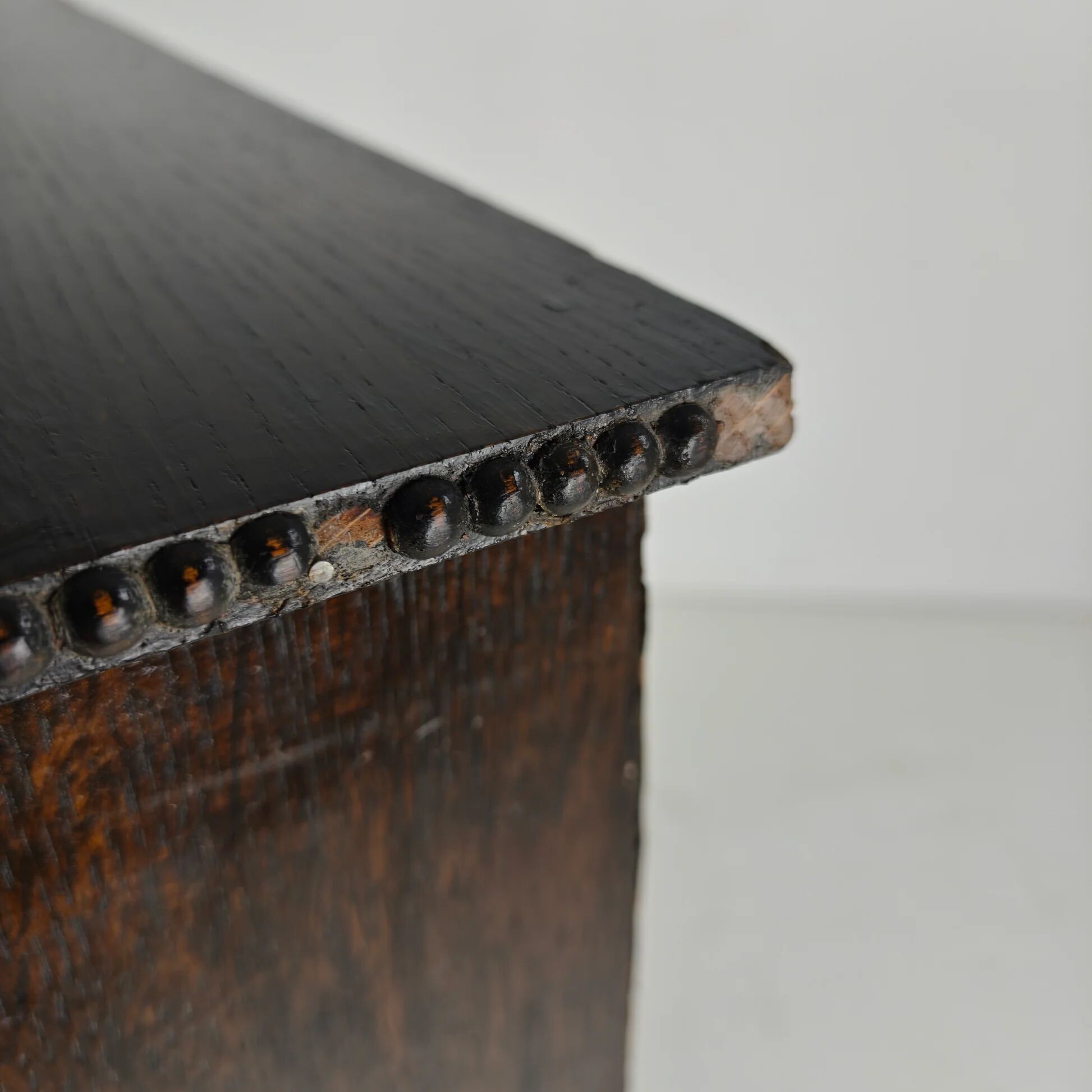 20th century open bookcase with bead motif