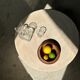 Bowl or monoxyl teak cut d:25.5