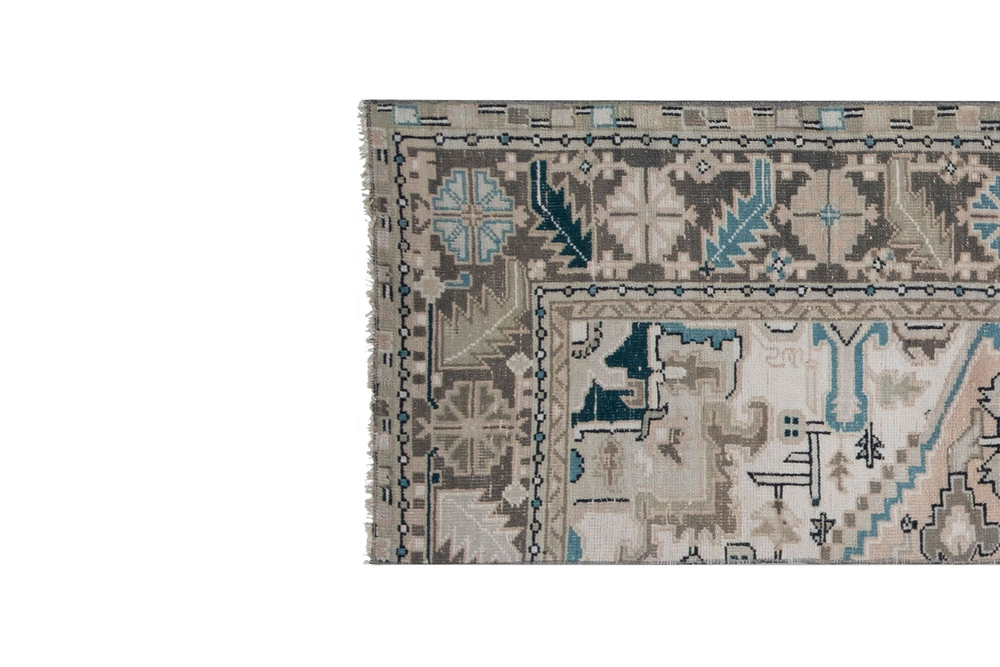 Coureur turc Oushak 74 x 328 cm